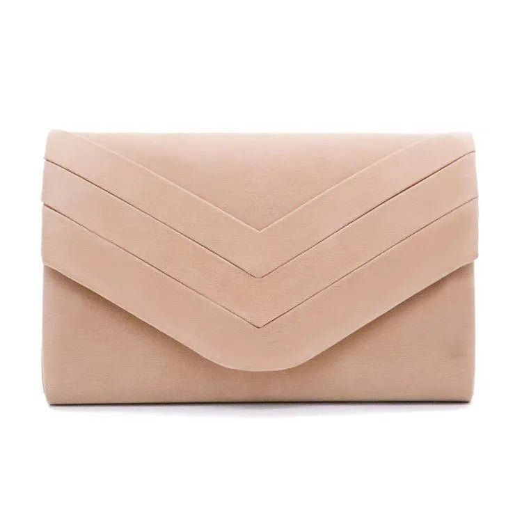 Odette Velvet Envelope Evening Bag - Laluva