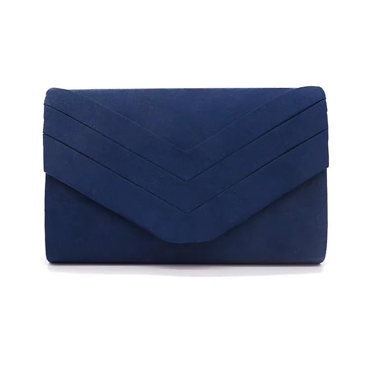 Odette Velvet Envelope Evening Bag - Laluva