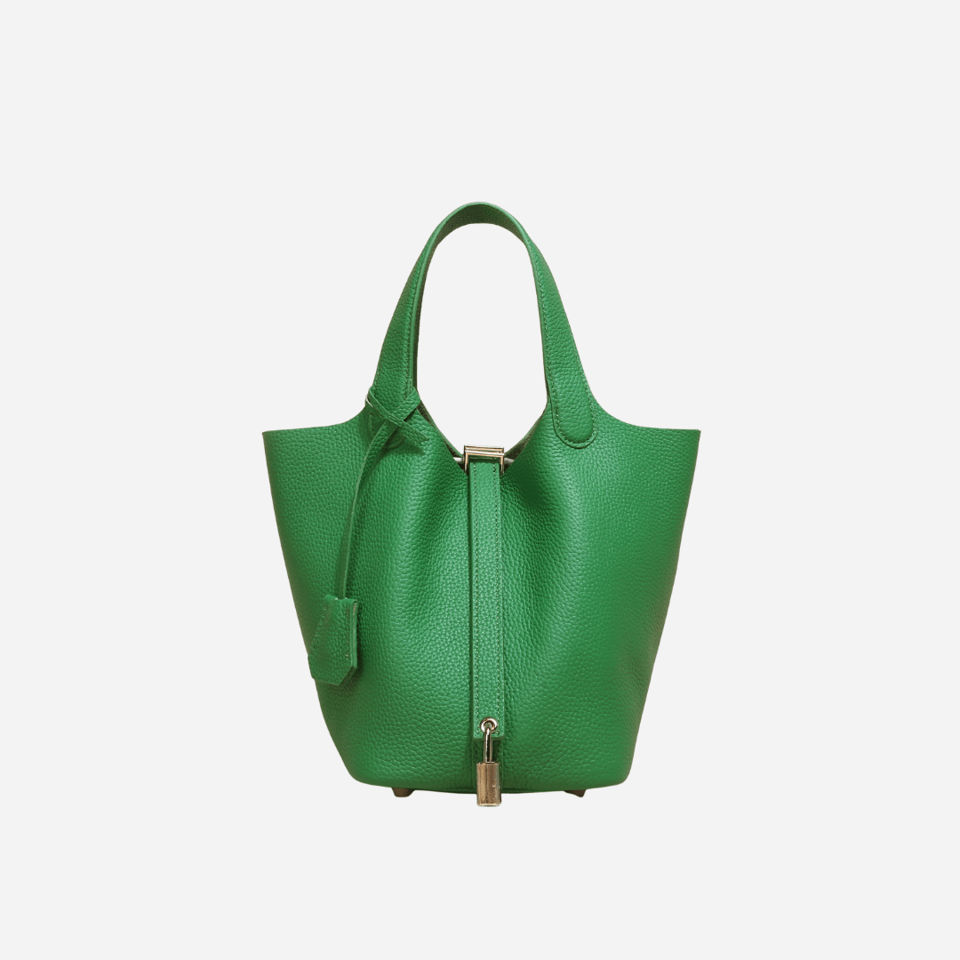 Picolle Leather Bag Bamboo - Laluva