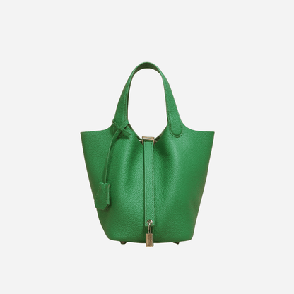 Picolle Leather Bag Bamboo - Laluva