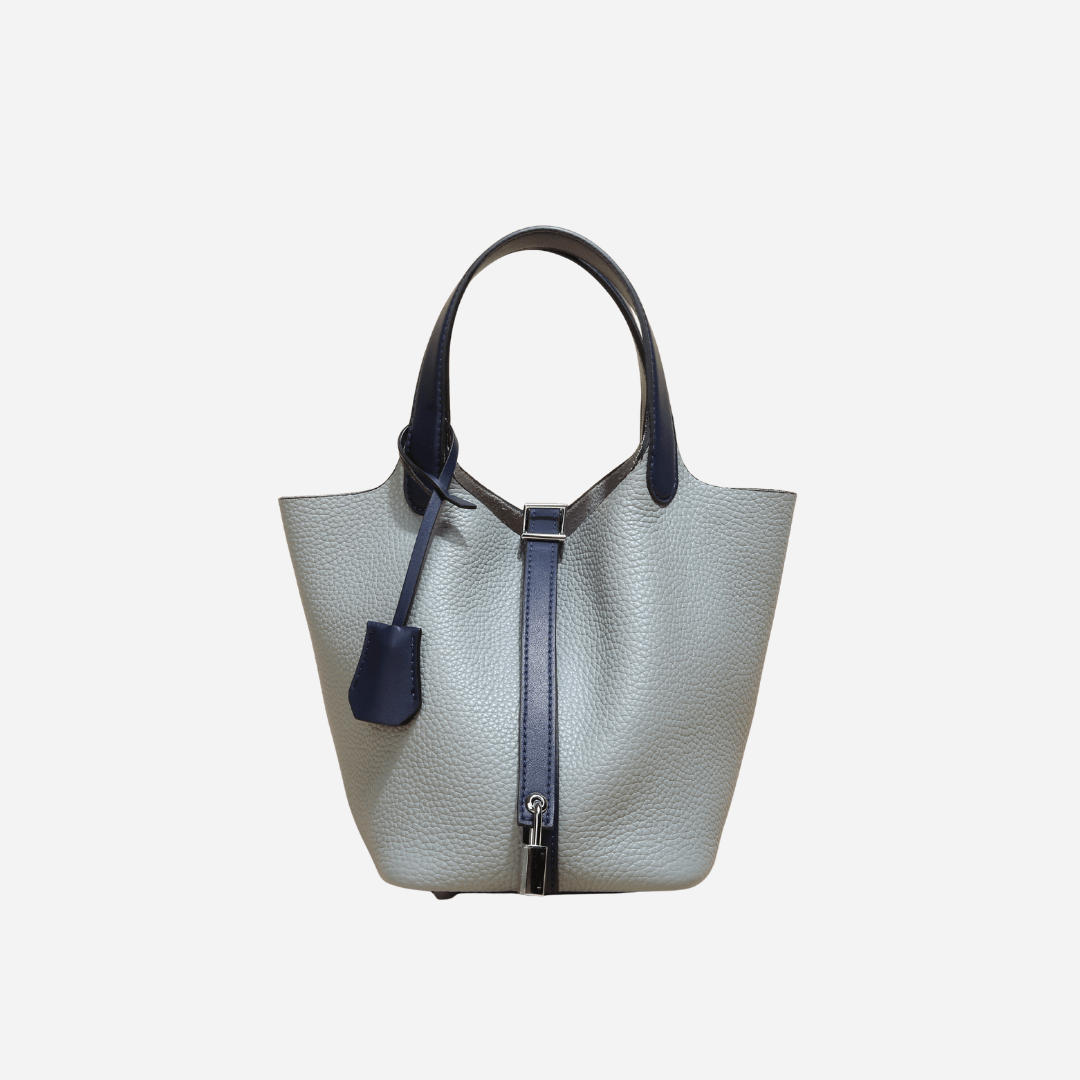Picolle Two Tone Bag Light Gray - Laluva