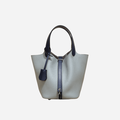 Picolle Two Tone Bag Light Gray - Laluva