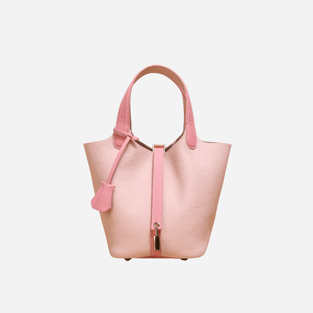 Picolle Two Tone Bag Light Pink - Laluva