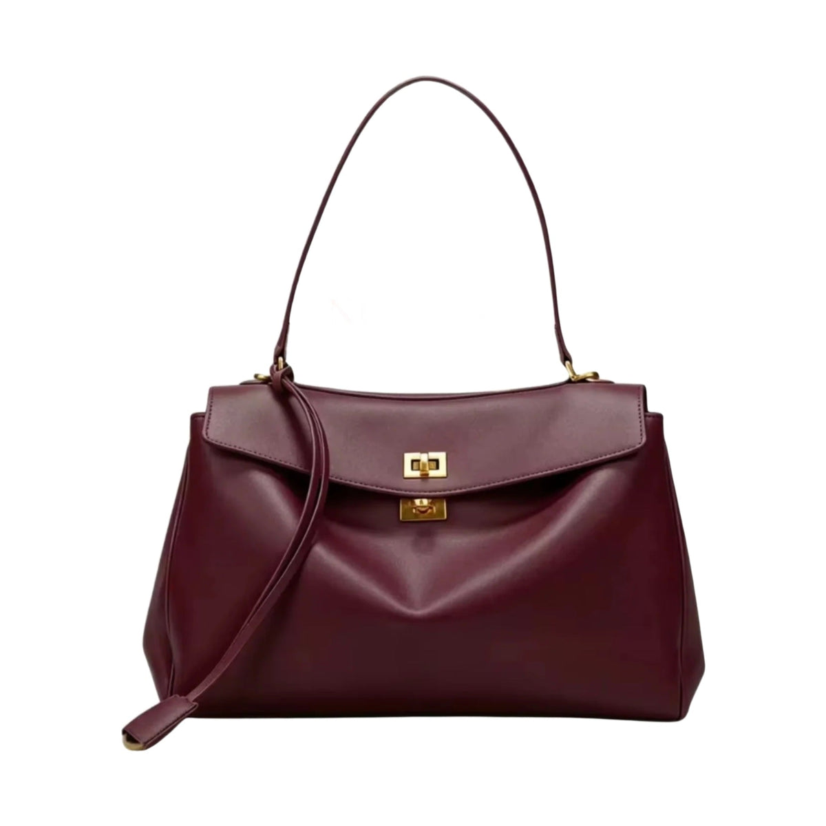Rosalie Turn-Lock Vintage Shoulder Bag - Laluva