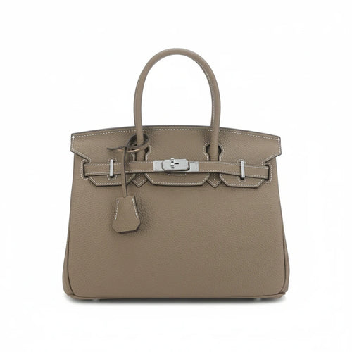 LALUVA Warkin Bags Genuine Leather Silver Hardware