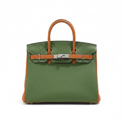 LALUVA Warkin Bags Genuine Leather Two Tone