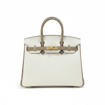 LALUVA Warkin Bags Genuine Leather Two Tone