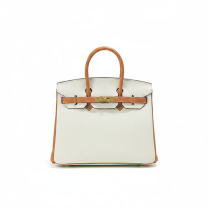 LALUVA Warkin Bags Genuine Leather Two Tone