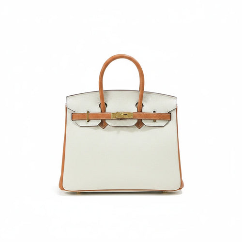 LALUVA Warkin Bags Genuine Leather Two Tone