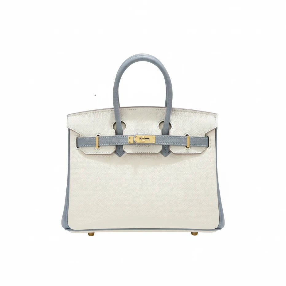 LALUVA Warkin Bags Genuine Leather Two Tone