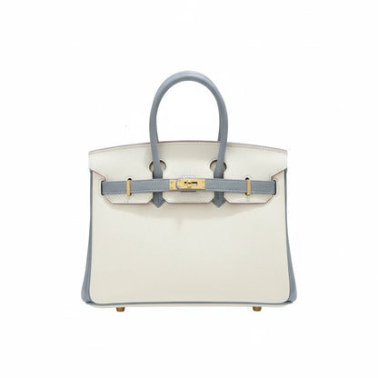 LALUVA Warkin Bags Genuine Leather Two Tone