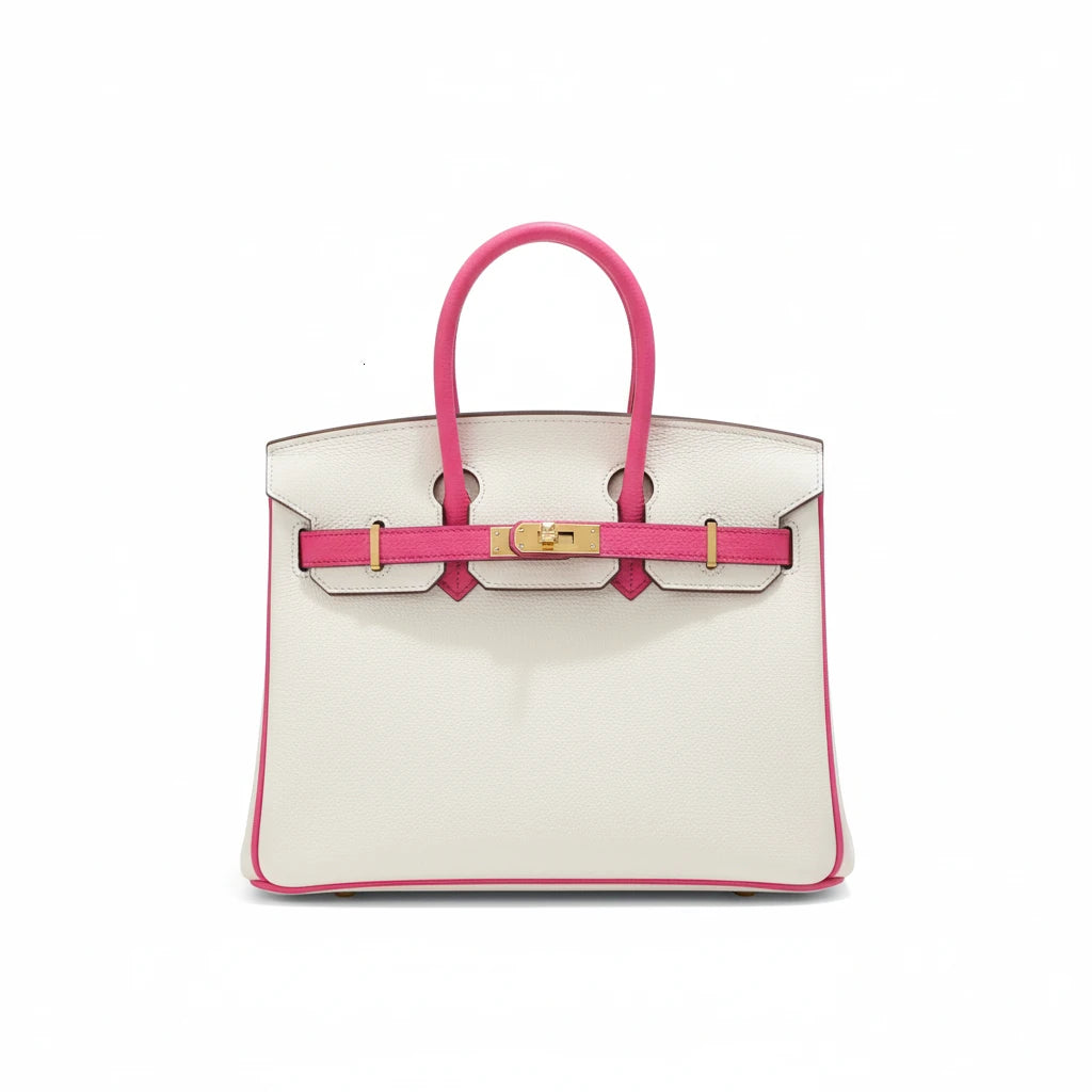 LALUVA Warkin Bags Genuine Leather Two Tone