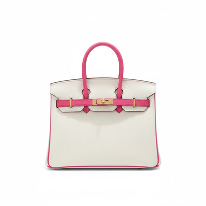 LALUVA Warkin Bags Genuine Leather Two Tone