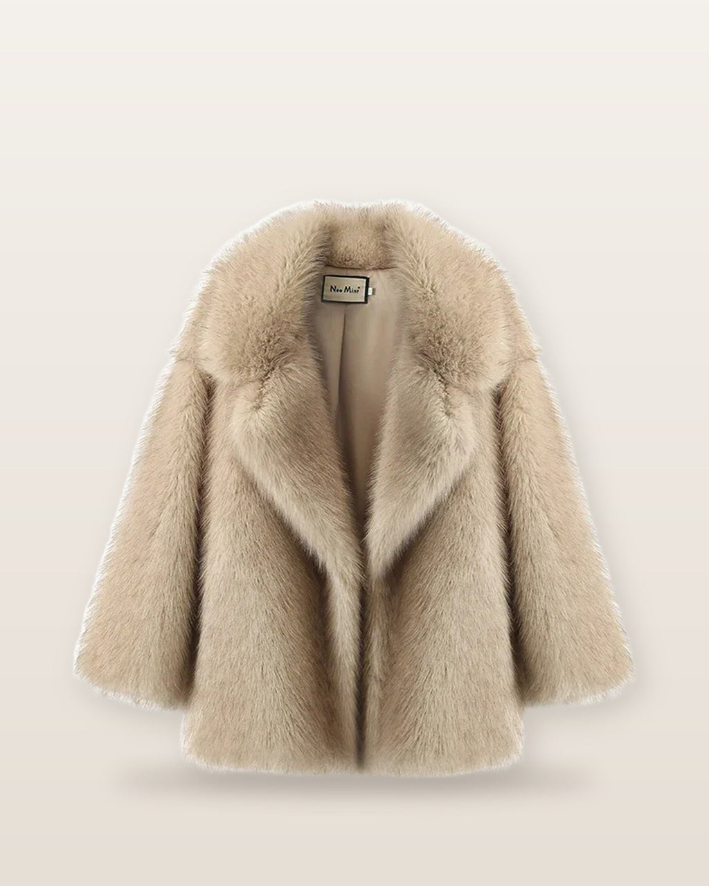 Willa Oversized Gradient Faux Fur Coat - Laluva