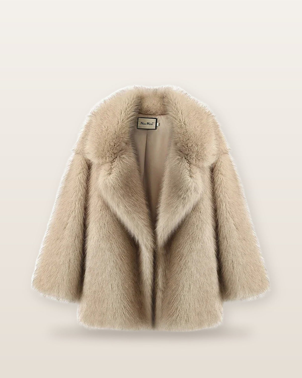 Willa Oversized Gradient Faux Fur Coat - Laluva