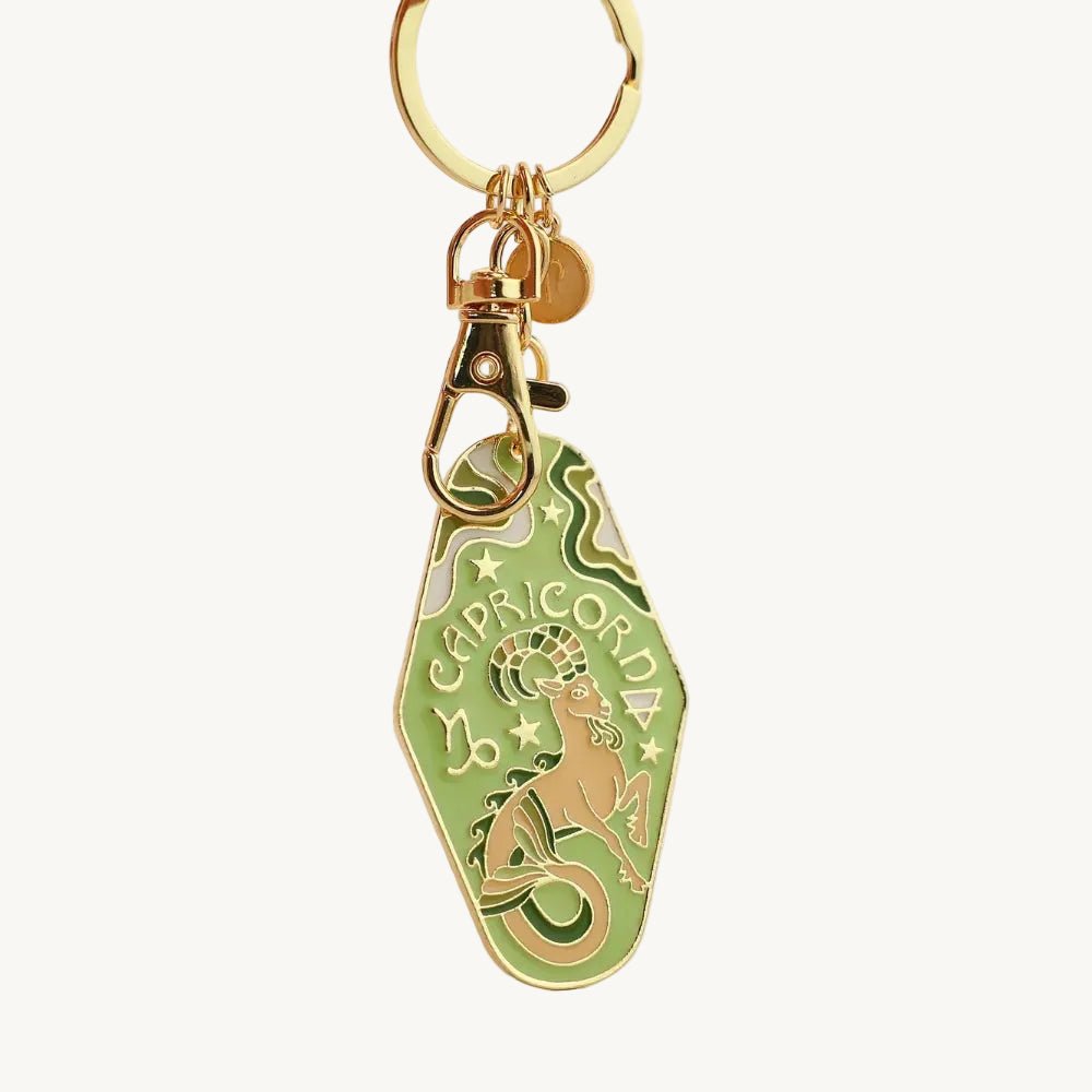 Zodiac Sign Bag Charm Capricorn - Laluva