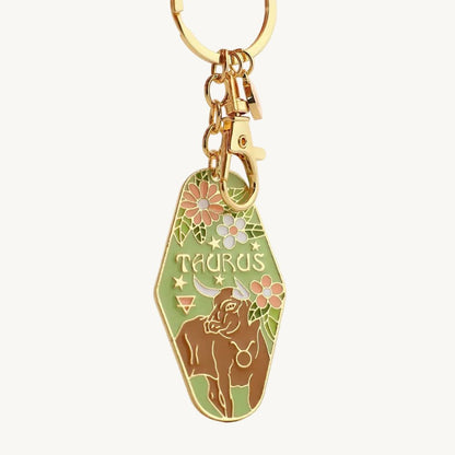 Zodiac Sign Bag Charm Taurus - Laluva