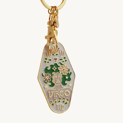 Zodiac Sign Bag Charm Virgo - Laluva