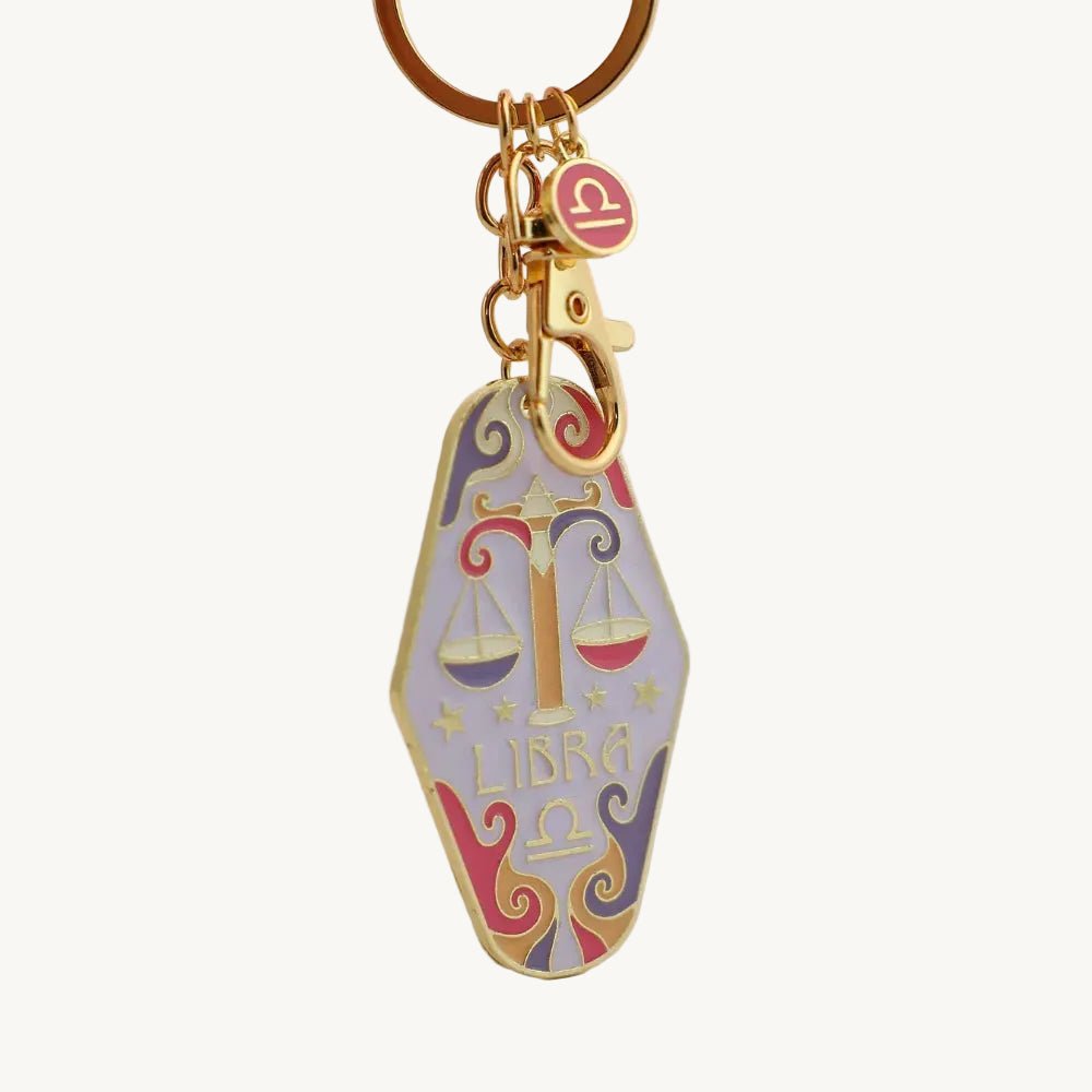 Zodiac Sign Bag Charm Libra - Laluva