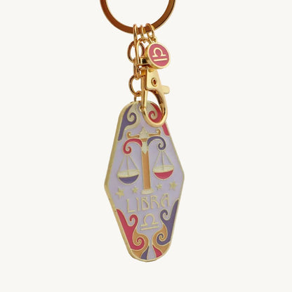Zodiac Sign Bag Charm Libra - Laluva
