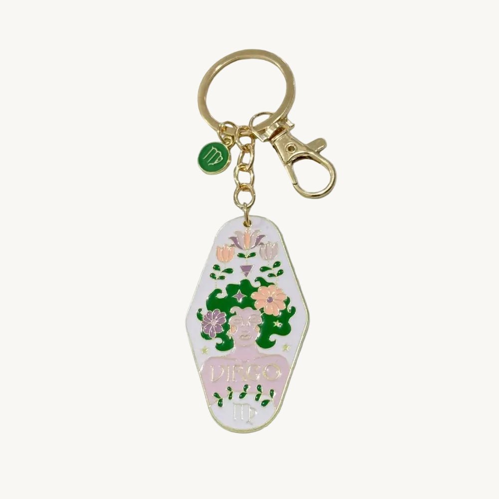 Zodiac Sign Bag Charm Virgo - Laluva