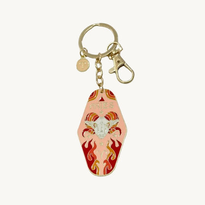 Zodiac Sign Bag Charm Aries - Laluva