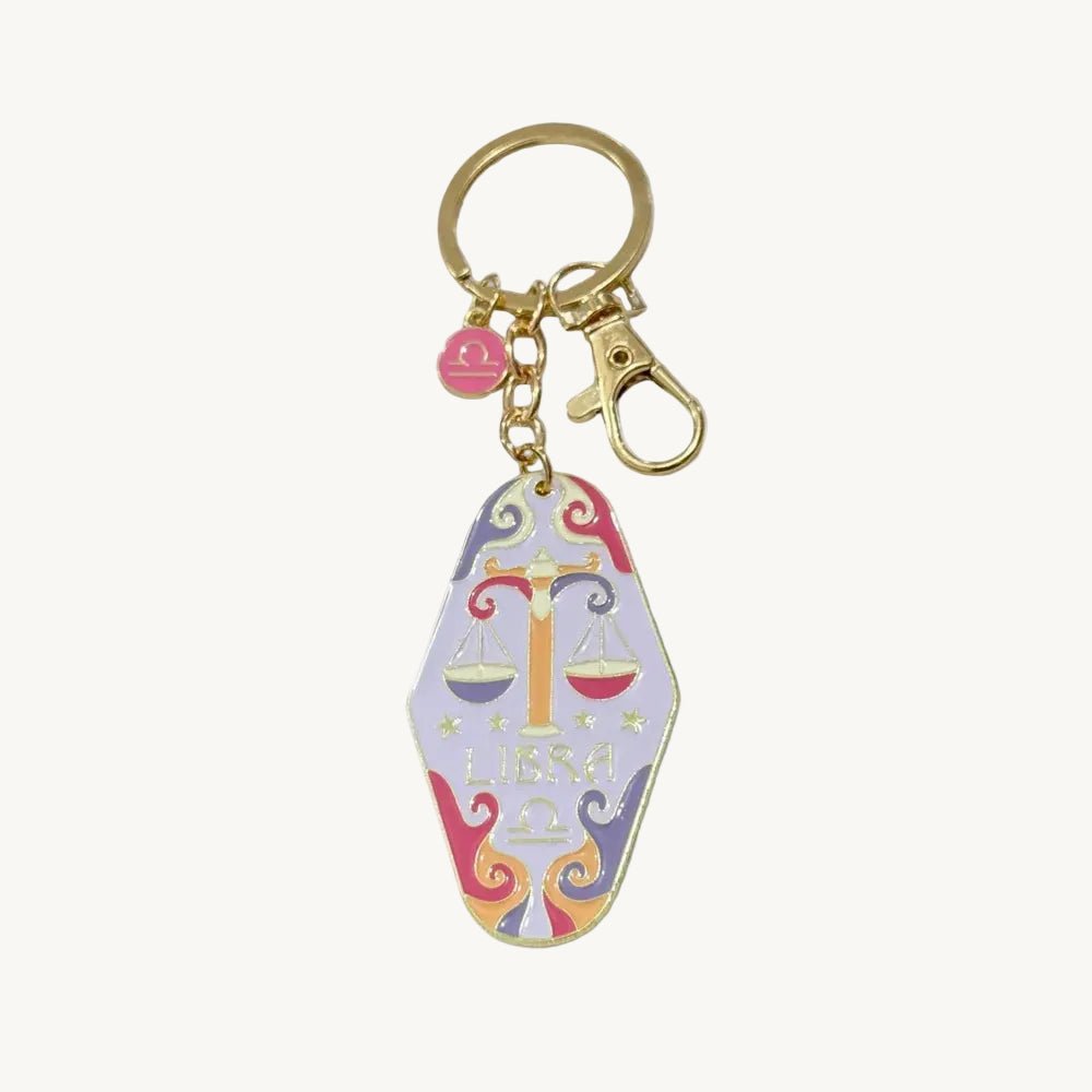 Zodiac Sign Bag Charm Libra - Laluva