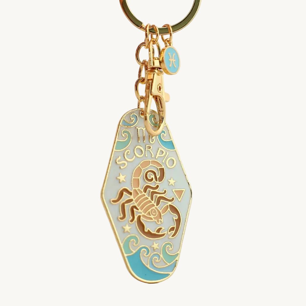 Zodiac Sign Bag Charm Scorpio - Laluva