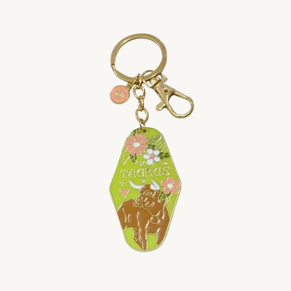 Zodiac Sign Bag Charm Taurus - Laluva