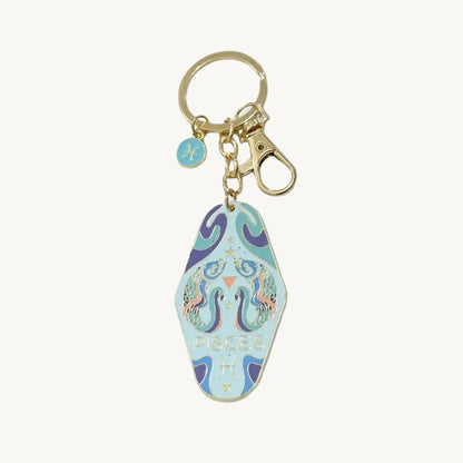 Zodiac Sign Bag Charm Pisces - Laluva
