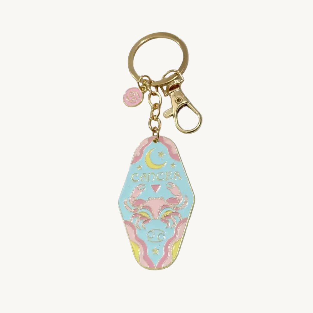 Zodiac Sign Bag Charm Cancer - Laluva