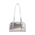 Zoe Buckle-Strap Pillow Shoulder Bag - Laluva