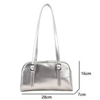 Zoe Buckle-Strap Pillow Shoulder Bag - Laluva